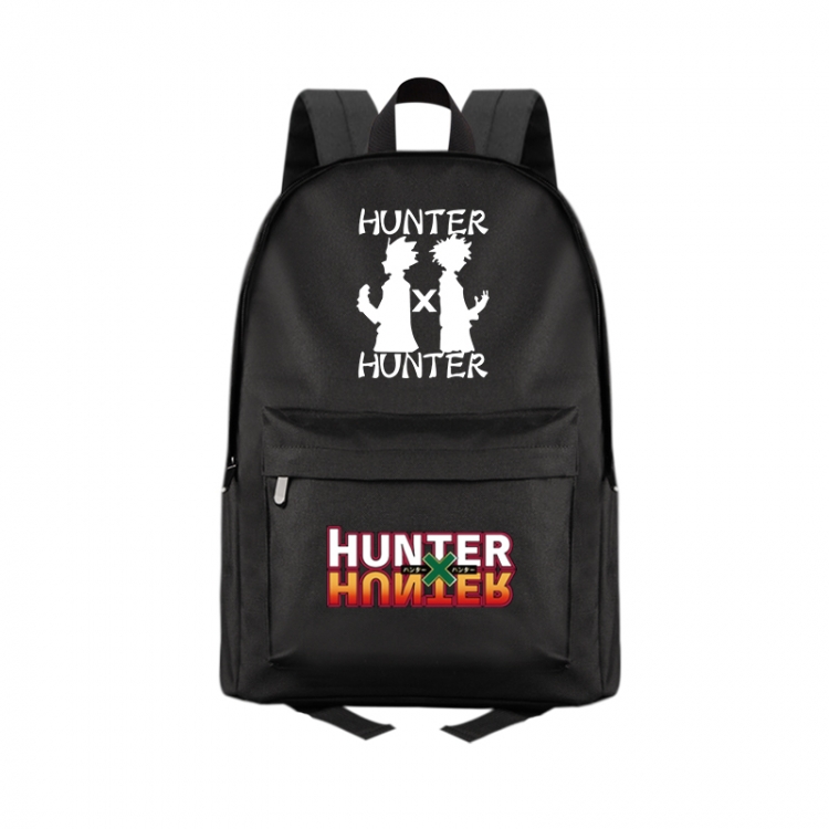 HunterXHunter Anime Print Zipper Canvas Multifunctional Storage Bag Backpack 41X29X16cm