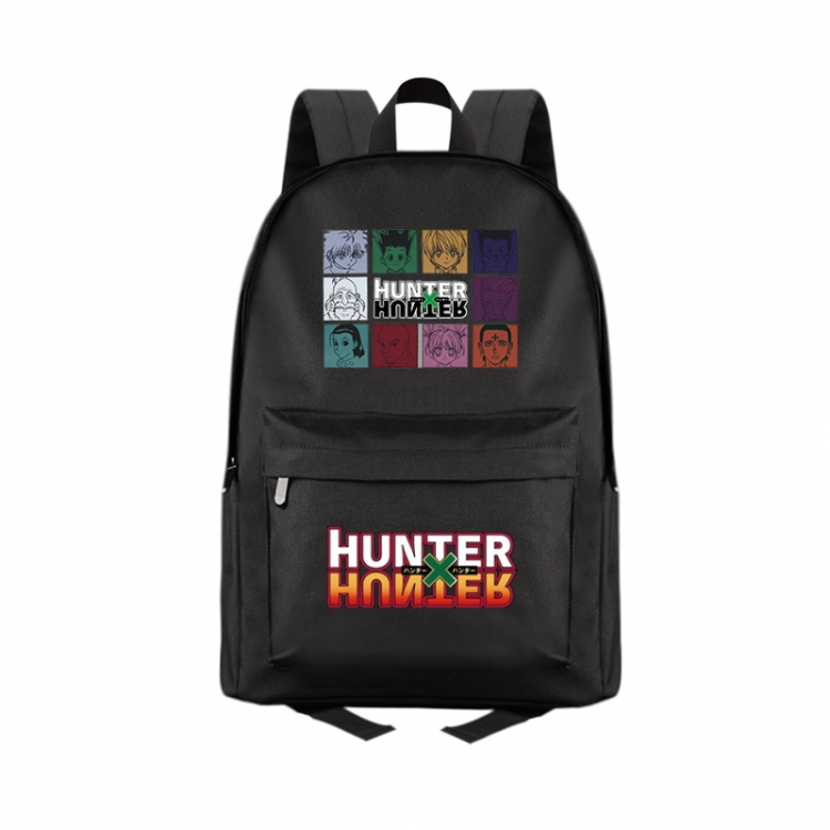 HunterXHunter Anime Print Zipper Canvas Multifunctional Storage Bag Backpack 41X29X16cm