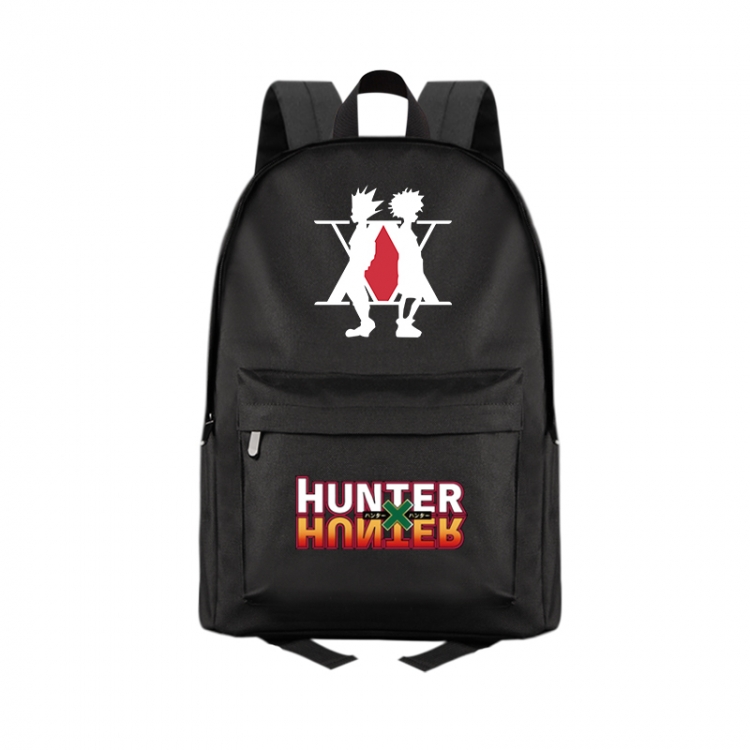HunterXHunter Anime Print Zipper Canvas Multifunctional Storage Bag Backpack 41X29X16cm