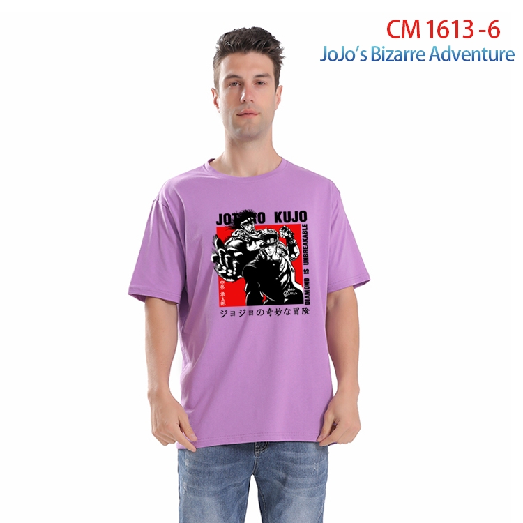 JoJos Bizarre Adventure Printed short-sleeved cotton T-shirt from S to 4XL CM-1613-6