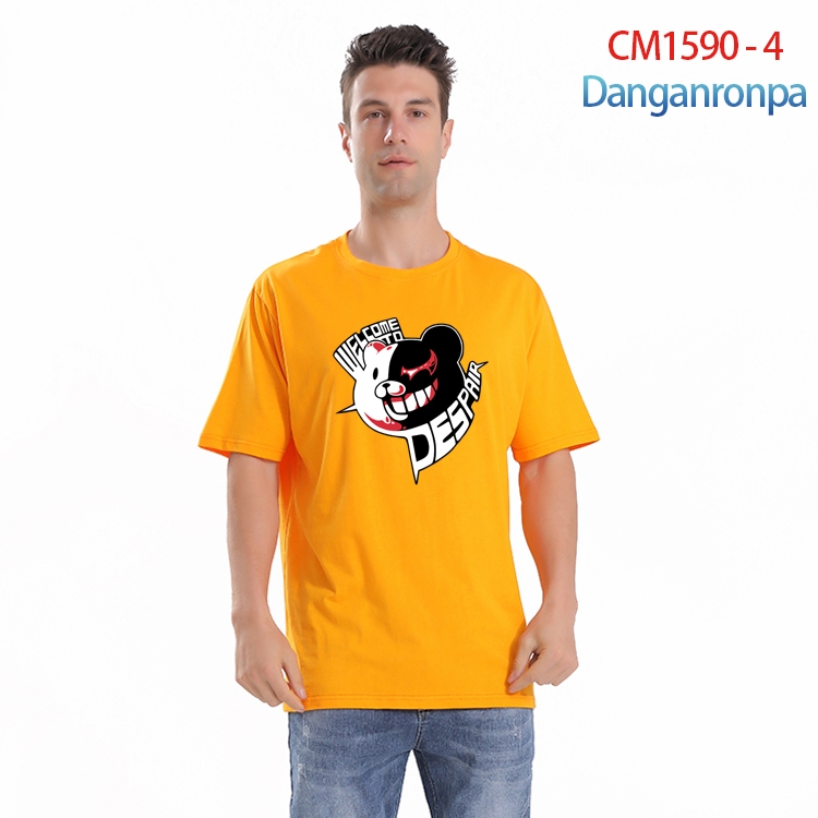 Dangan-Ronpa Printed short-sleeved cotton T-shirt from S to 4XL  CM-1590-4