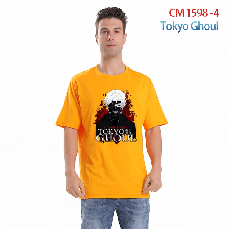 Tokyo Ghoul Printed short-sleeved cotton T-shirt from S to 4XL  CM-1598-4