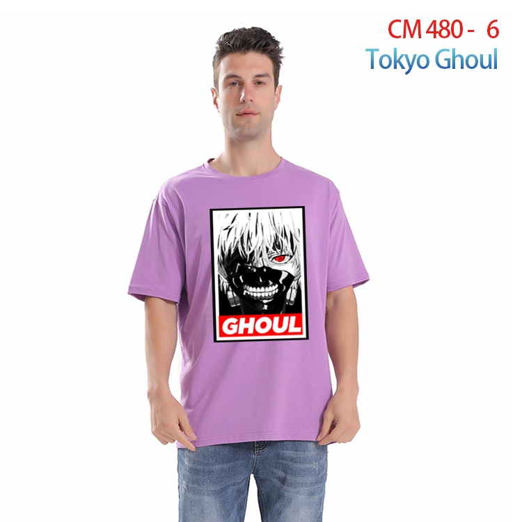 Tokyo Ghoul Printed short-sleeved cotton T-shirt from S to 4XL CM-480-6