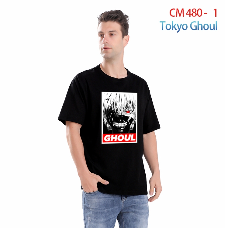 Tokyo Ghoul Printed short-sleeved cotton T-shirt from S to 4XL  CM-480-1