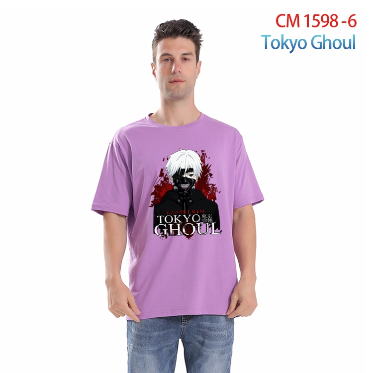Tokyo Ghoul Printed short-sleeved cotton T-shirt from S to 4XL  CM-1598-6