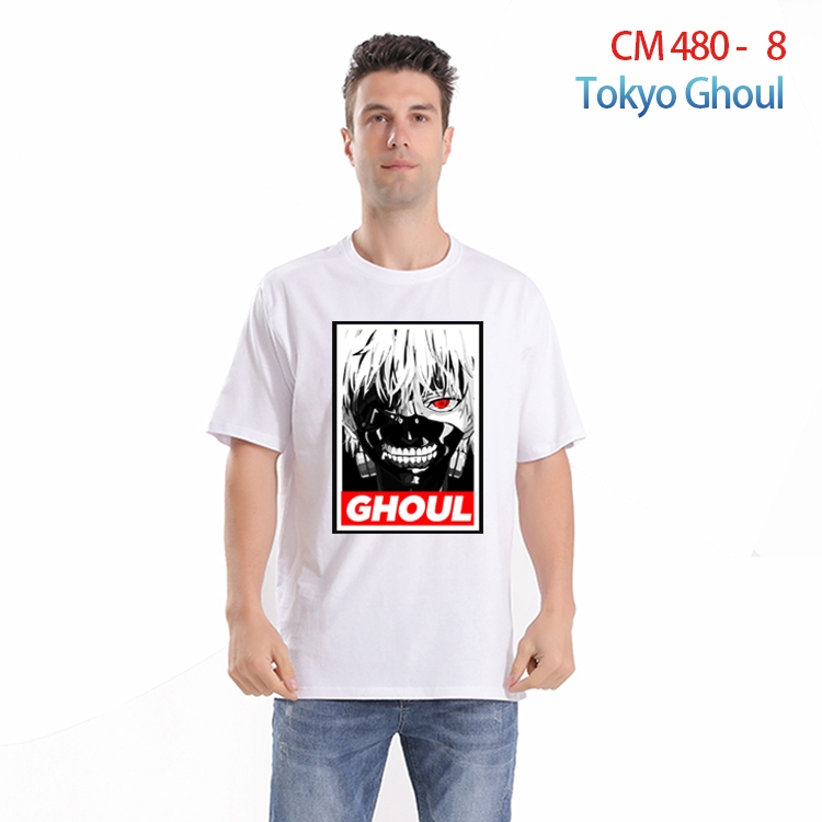 Tokyo Ghoul Printed short-sleeved cotton T-shirt from S to 4XL CM-480-8