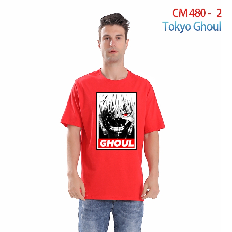 Tokyo Ghoul Printed short-sleeved cotton T-shirt from S to 4XL CM-480-2