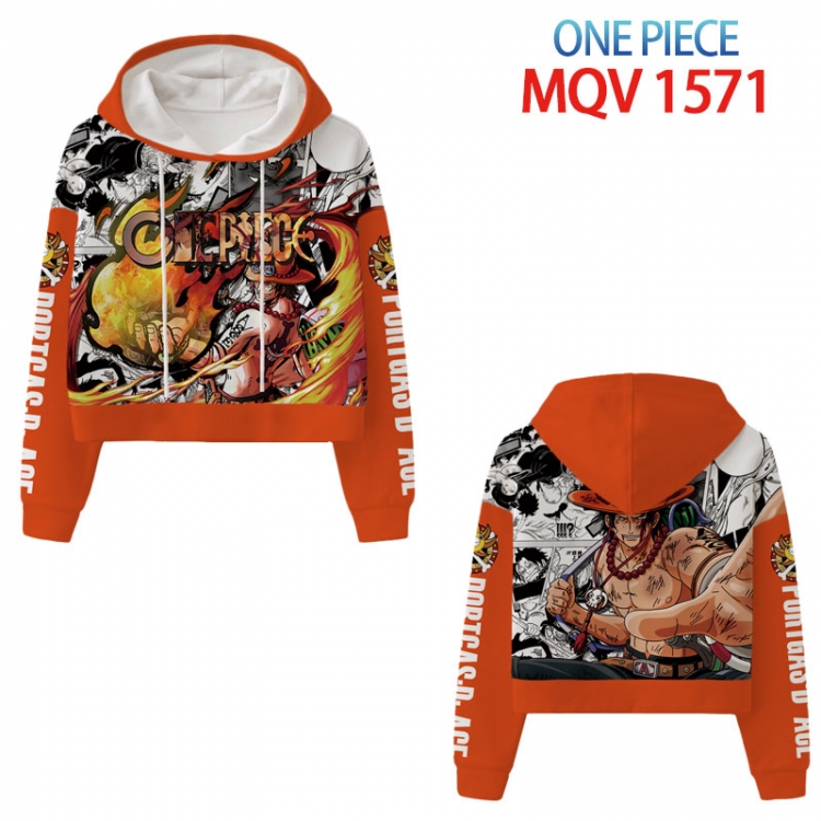 One Piece Anime printed women's short sweater  from  XS to 4XL  MQV 1571
