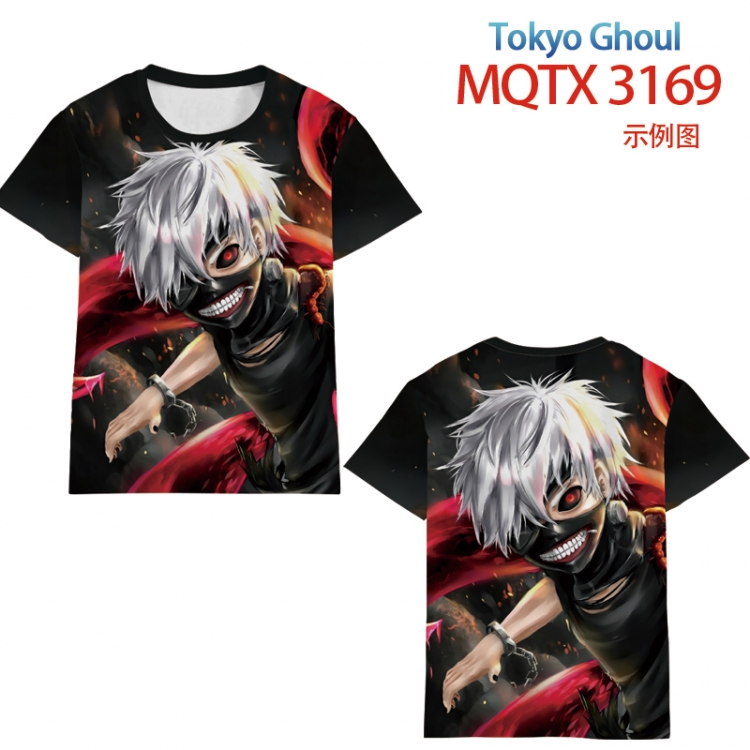 Tokyo Ghoul full color printed short-sleeved T-shirt from 2XS to 5XL  MQTX 3169