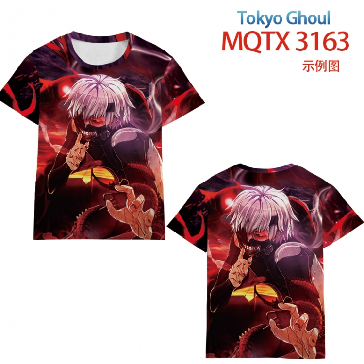 Tokyo Ghoul full color printed short-sleeved T-shirt from 2XS to 5XL  MQTX 3163