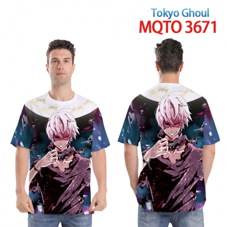 Tokyo Ghoul Full color printed short sleeve T-shirt from XXS to 4XL  MQTO3671