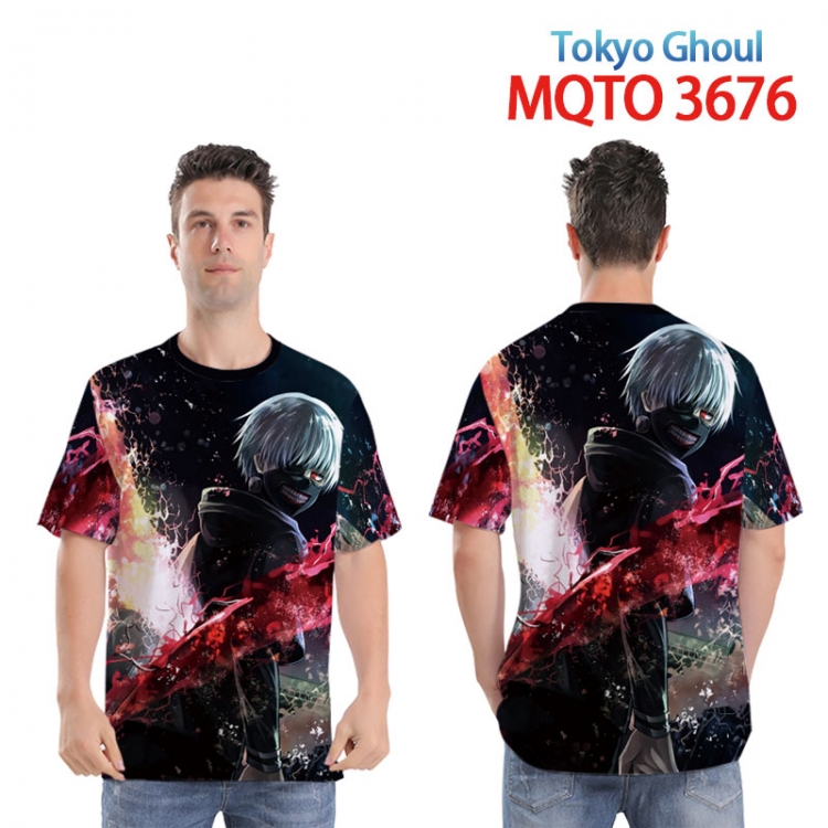 Tokyo Ghoul Full color printed short sleeve T-shirt from XXS to 4XL  MQTO3676