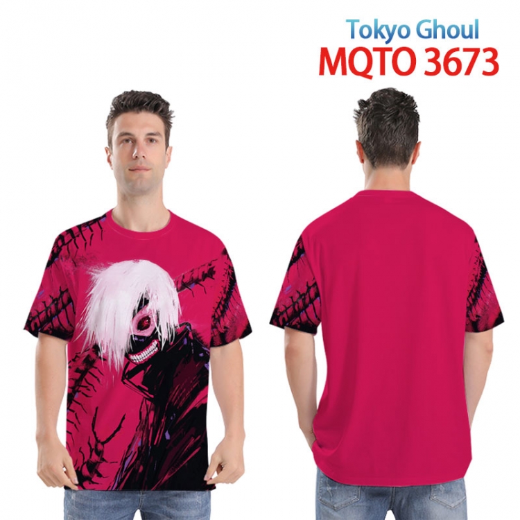 Tokyo Ghoul Full color printed short sleeve T-shirt from XXS to 4XL  MQTO3673