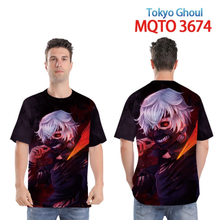 Tokyo Ghoul Full color printed short sleeve T-shirt from XXS to 4XL  MQTO3674