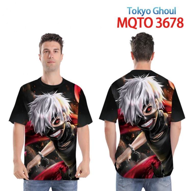 Tokyo Ghoul Full color printed short sleeve T-shirt from XXS to 4XL  MQTO3678