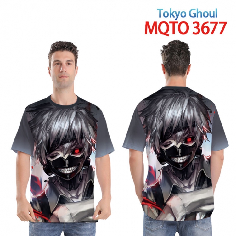 Tokyo Ghoul Full color printed short sleeve T-shirt from XXS to 4XL  MQTO3677