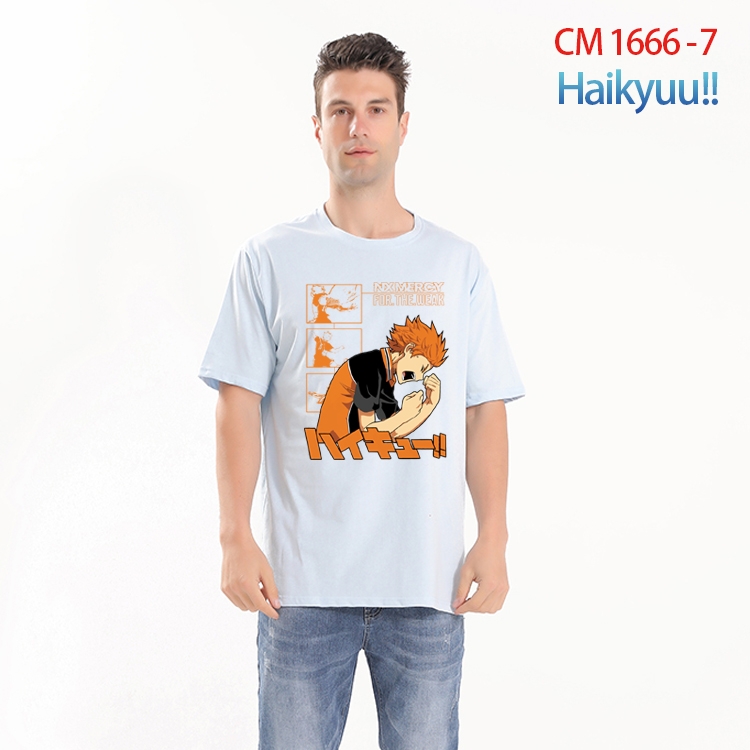 Haikyuu!! Printed short-sleeved cotton T-shirt from S to 4XL CM-1666-7