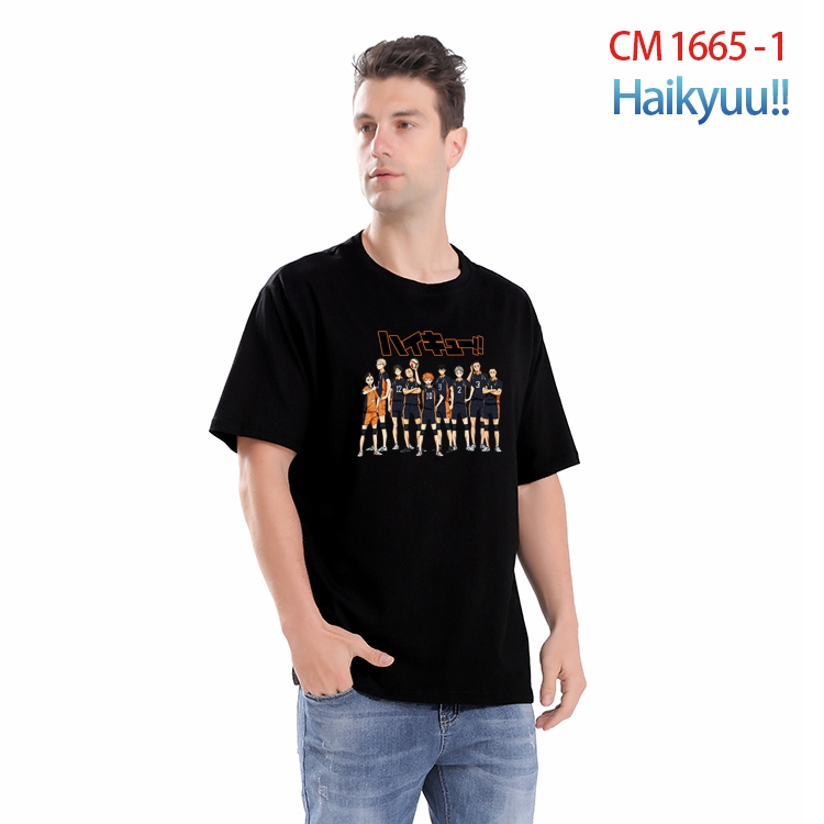 Haikyuu!! Printed short-sleeved cotton T-shirt from S to 4XL CM-1665-1