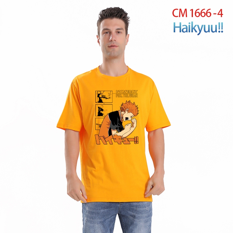 Haikyuu!! Printed short-sleeved cotton T-shirt from S to 4XL CM-1666-4