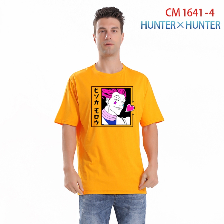 HunterXHunter Printed short-sleeved cotton T-shirt from S to 4XL  CM-1641-4