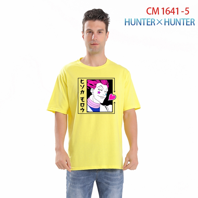HunterXHunter Printed short-sleeved cotton T-shirt from S to 4XL CM-1641-5
