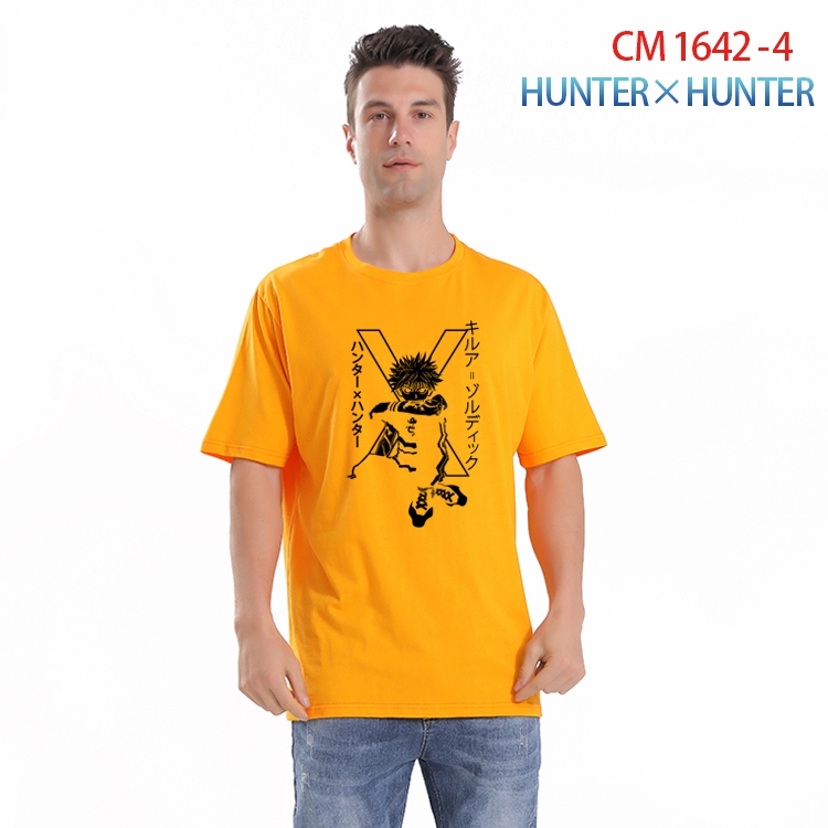 HunterXHunter Printed short-sleeved cotton T-shirt from S to 4XL CM-1642-4