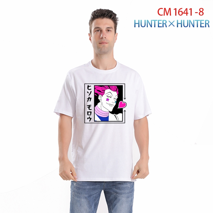 HunterXHunter Printed short-sleeved cotton T-shirt from S to 4XL CM-1641-8