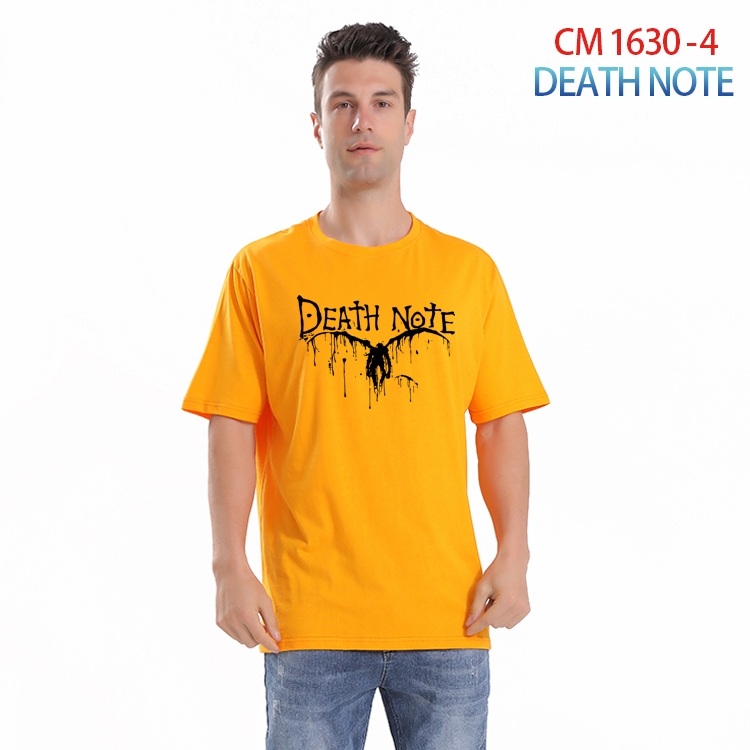 Death note Printed short-sleeved cotton T-shirt from S to 4XL  CM-1630-4