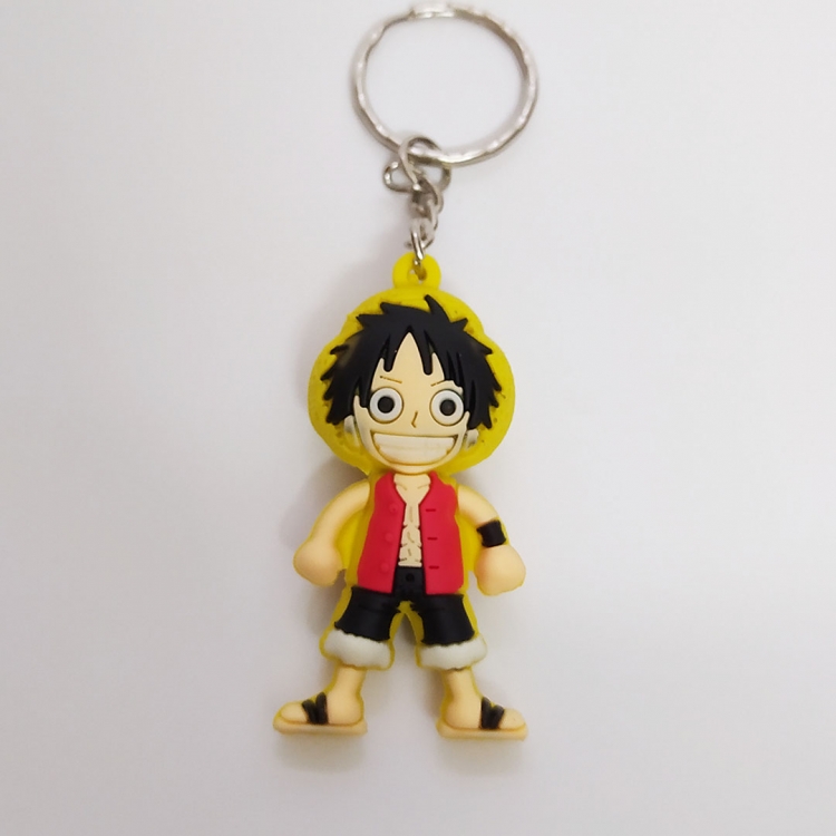 One Piece Anime cartoon keychain pendant 5cm style B