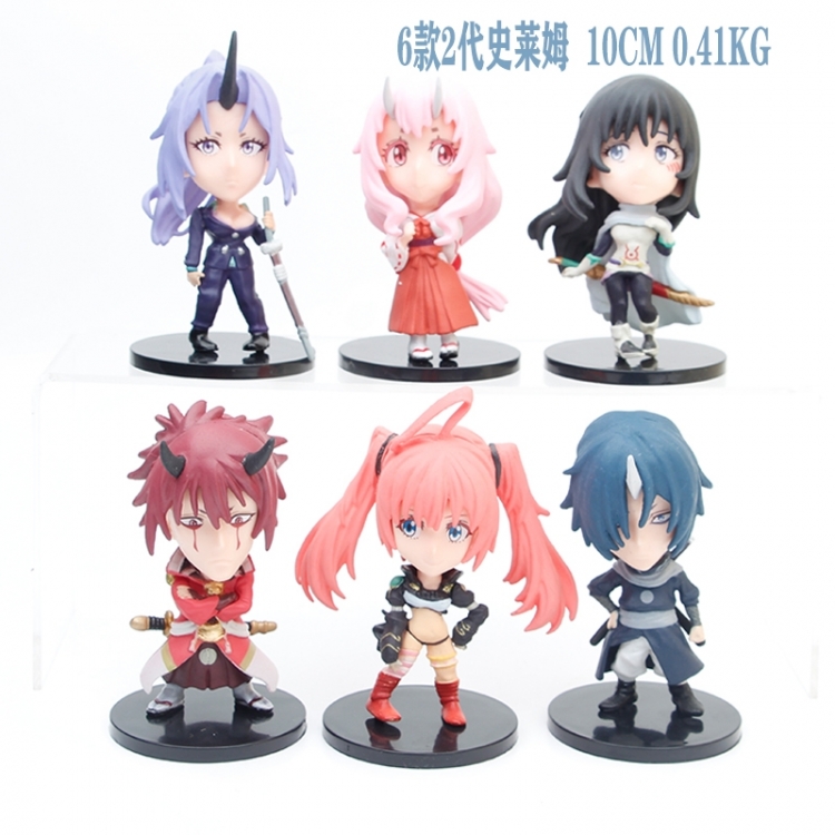 关于我转生变成史莱姆这档事 2nd generation  Bagged Figure Decoration Model  10cm a set of 6