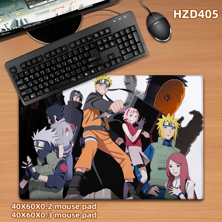 Naruto Anime desk mat 40X60cm support custom drawing HZD405