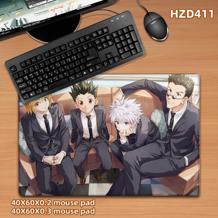 HunterXHunter Anime desk mat 40X60cm support custom drawing  HZD411