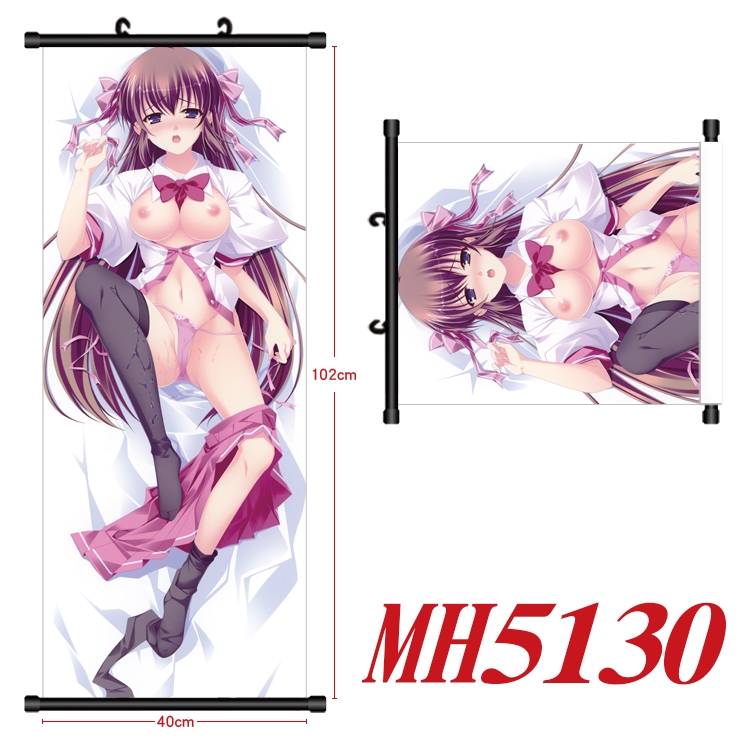 Angel Beats! Anime black Plastic rod Cloth painting Wall Scroll 40X102CM   MH5130