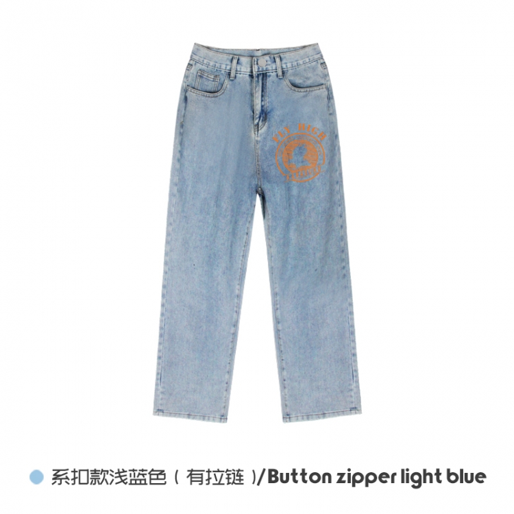 Haikyuu!! Elasticated No-Zip Denim Trousers from M to 3XL  NZCK03-11