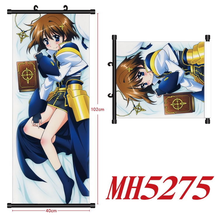 Magic Maiden Anime black Plastic rod Cloth painting Wall Scroll 40X102CM  MH5275