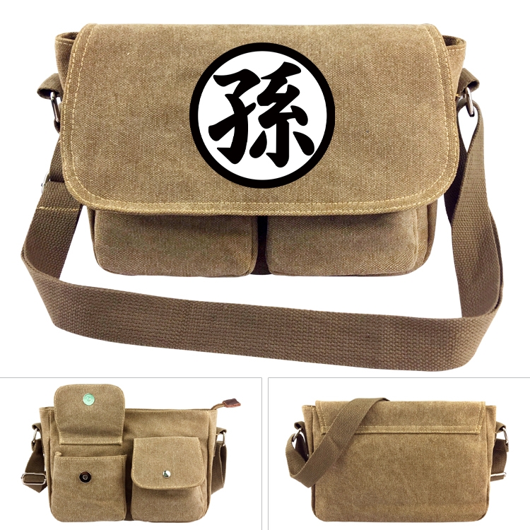 DRAGON BALL Anime peripheral canvas shoulder bag shoulder bag 7x28x20cm