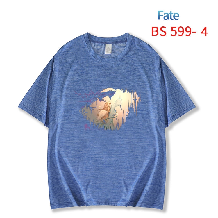 Fate stay night New ice silk cotton loose and comfortable T-shirt from XS to 5XL  BS-599-4