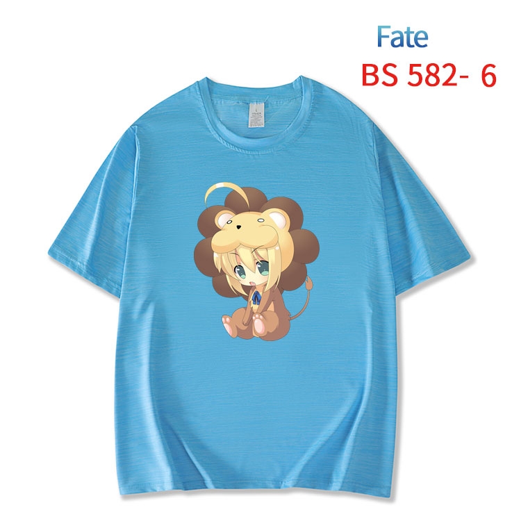 Fate stay night New ice silk cotton loose and comfortable T-shirt from XS to 5XL  BS-582-6