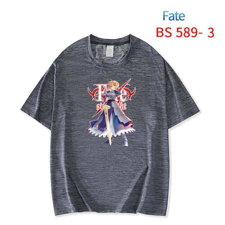 Fate stay night New ice silk cotton loose and comfortable T-shirt from XS to 5XL BS-589-3