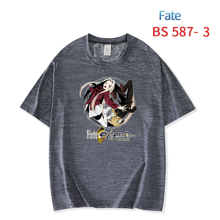 Fate stay night New ice silk cotton loose and comfortable T-shirt from XS to 5XL  BS-587-3