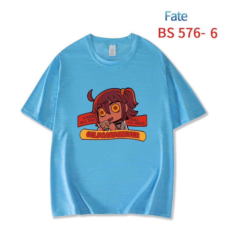 Fate stay night New ice silk cotton loose and comfortable T-shirt from XS to 5XL BS-576-6