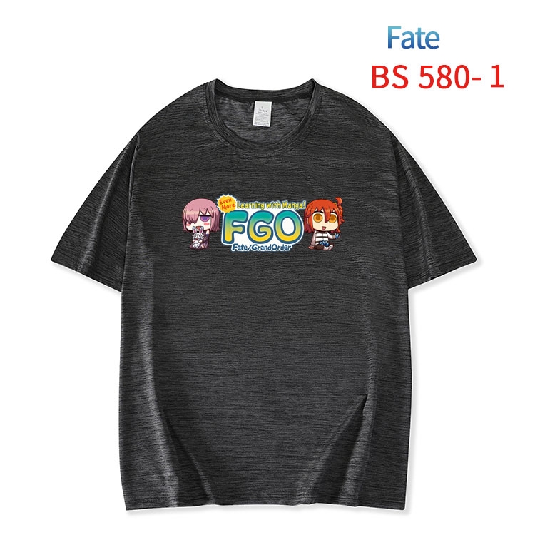 Fate stay night New ice silk cotton loose and comfortable T-shirt from XS to 5XL  BS-580-1