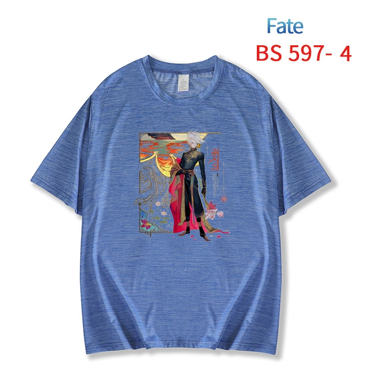 Fate stay night New ice silk cotton loose and comfortable T-shirt from XS to 5XL  BS-597-4