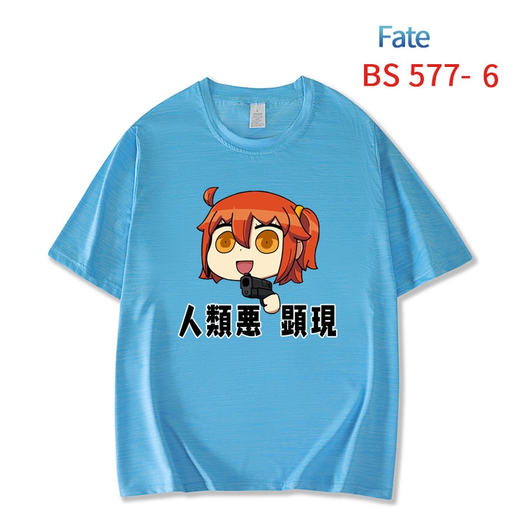 Fate stay night New ice silk cotton loose and comfortable T-shirt from XS to 5XL   BS-577-6