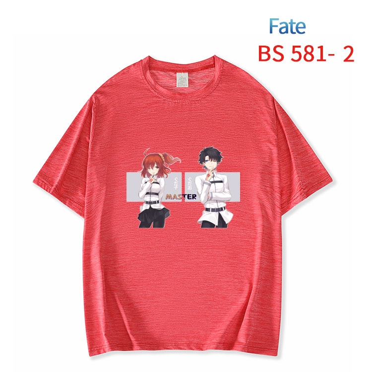 Fate stay night New ice silk cotton loose and comfortable T-shirt from XS to 5XL  BS-581-2
