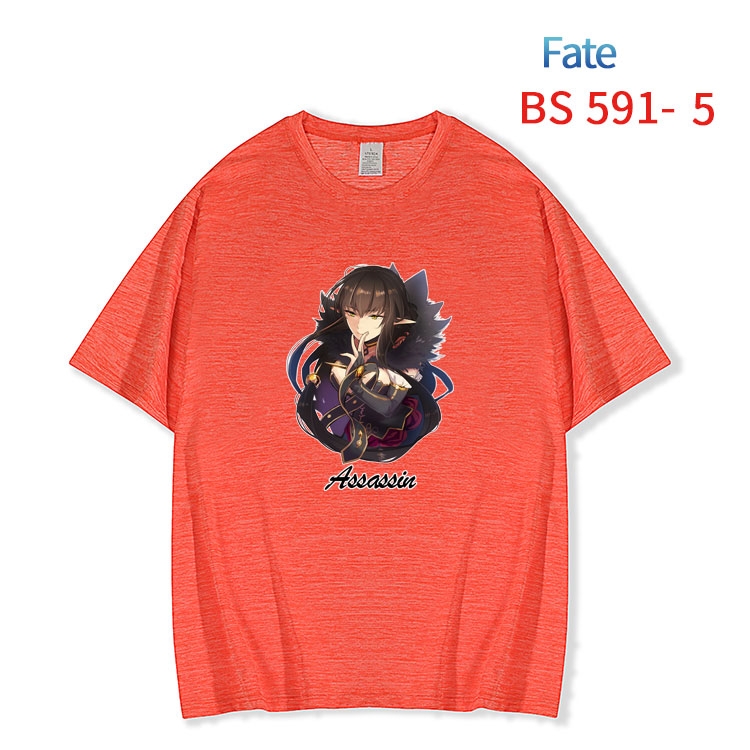 Fate stay night New ice silk cotton loose and comfortable T-shirt from XS to 5XL   BS-591-5