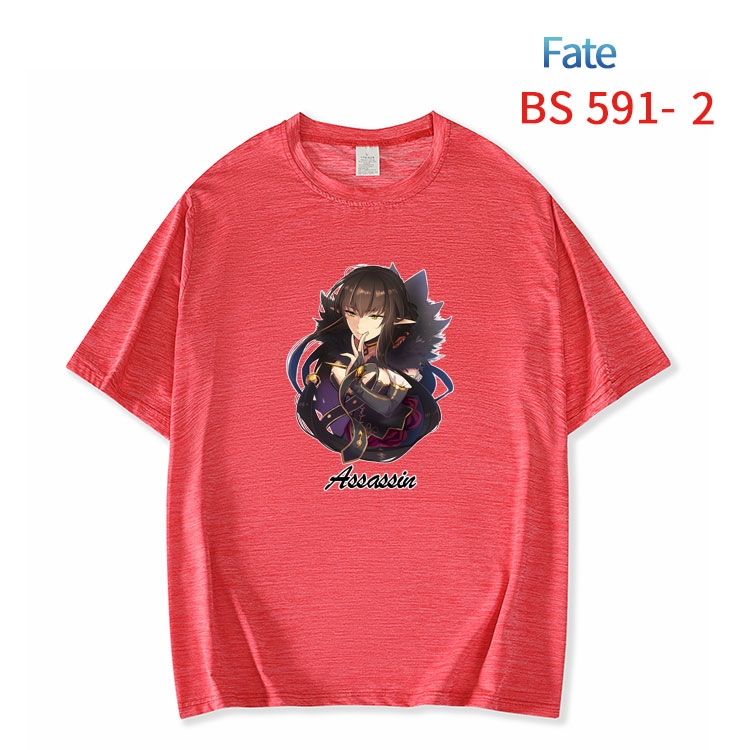 Fate stay night New ice silk cotton loose and comfortable T-shirt from XS to 5XL  BS-591-2