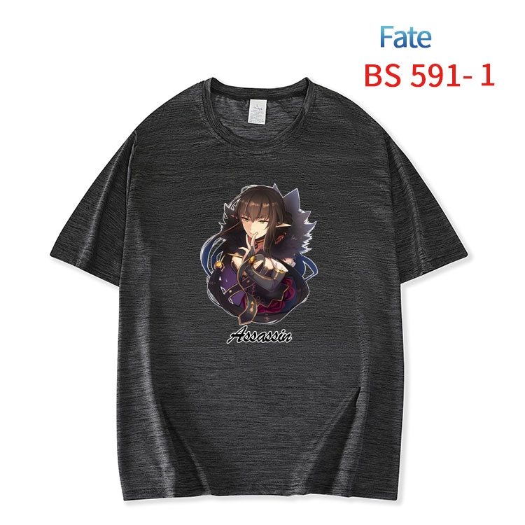 Fate stay night New ice silk cotton loose and comfortable T-shirt from XS to 5XL  BS-591-1