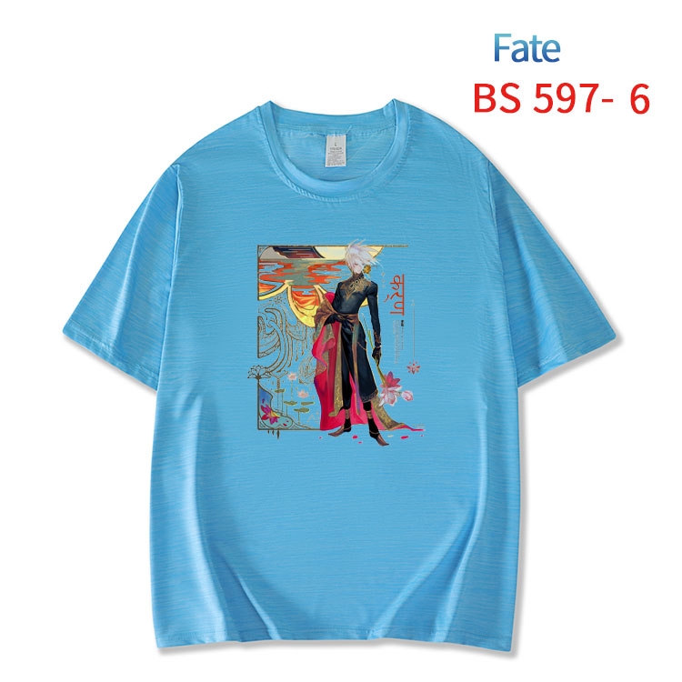 Fate stay night New ice silk cotton loose and comfortable T-shirt from XS to 5XL  BS-597-6