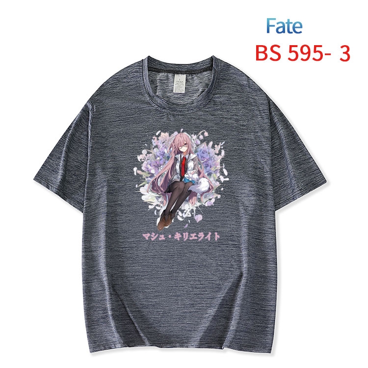 Fate stay night New ice silk cotton loose and comfortable T-shirt from XS to 5XL   BS-595-3